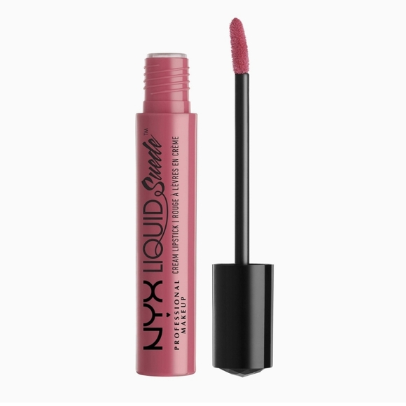NYX PROFESSIONAL MAKEUP Liquid Suede Cream Lipstick Tea Cookies Muted Rose - Picture 1 of 6